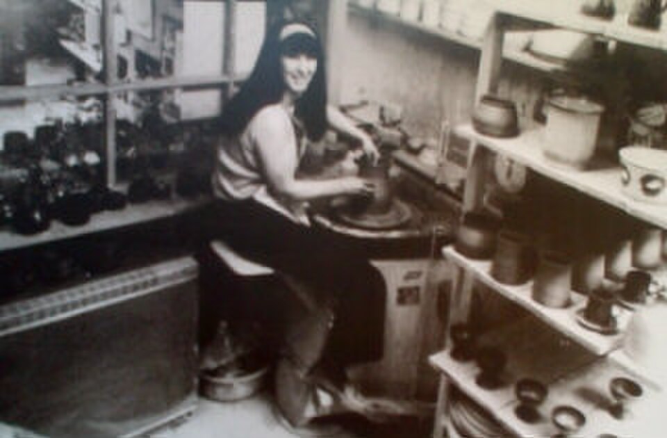 Potter at the wheel