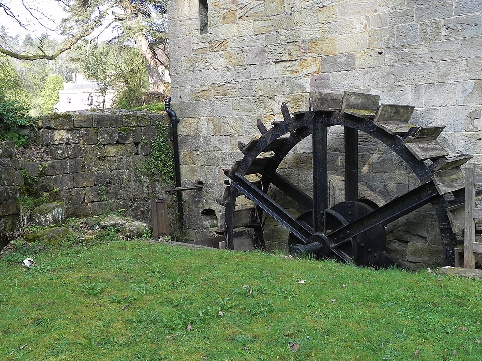 Rivermill Heritage Museum water wheel