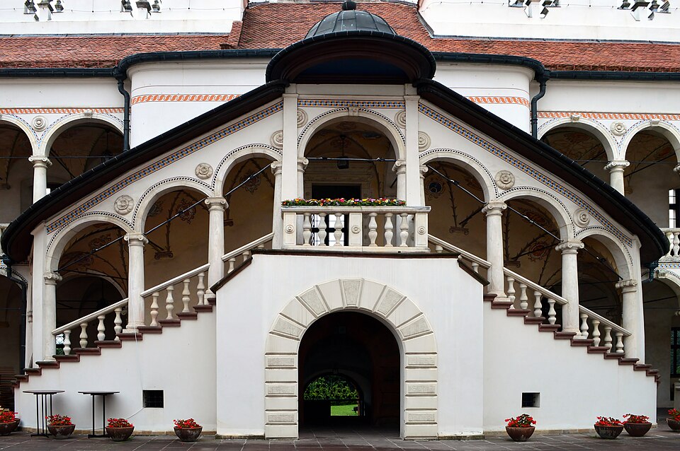 Castle courtyard